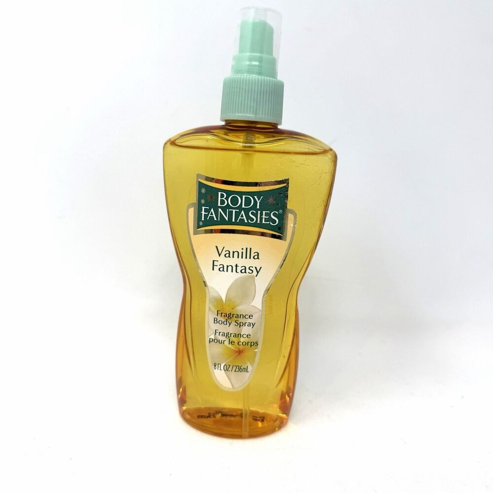 NEW Body Fantasies VANILLA FANTASY Body Spray Fragrance For Woman BIG 8oz Bottle